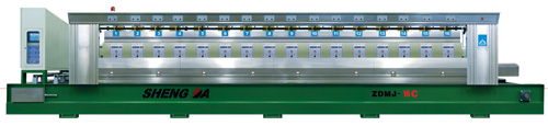 polishing machine with 16 heads