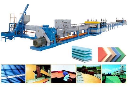 XPS foamed board extrusion line