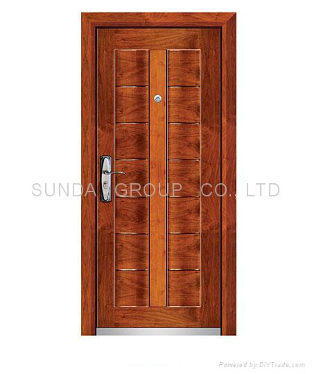 steel wood doors