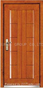 steel wood doors