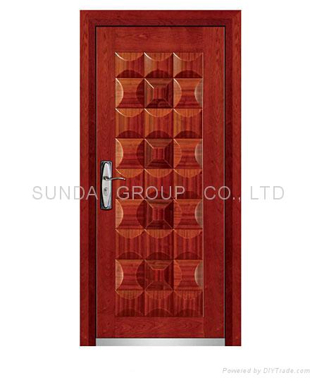 steel wood doors