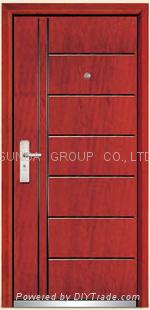 steel wood doors