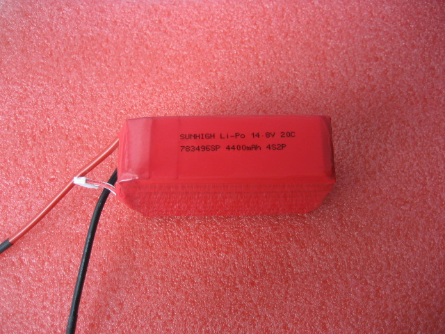 14.8v 4400mAh 20C lithium Polymer Battery Pack