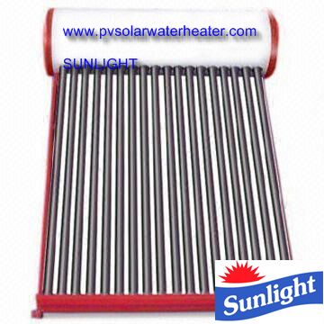 compact vacuum tube solar water heater 