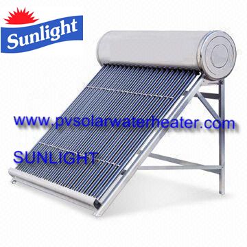 compact vacuum tube solar water heater 