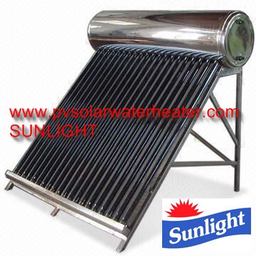 compact vacuum tube solar water heater 