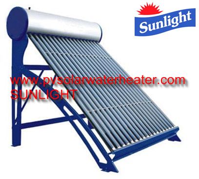 compact vacuum tube solar water heater 