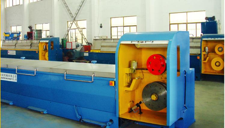 Aluminum wire drawing machine