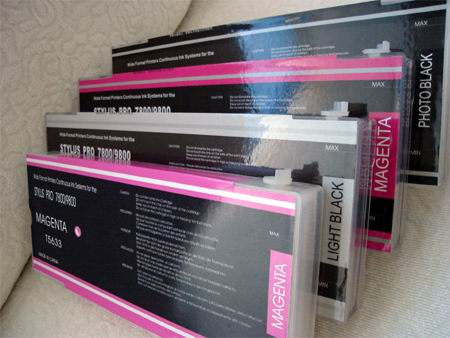 wide format cartridge for epson 400,4800,7800,9800