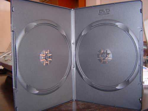 9MM SINGLE/DOUBLE BLACK DVD CASE