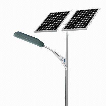 Solar Streetlight with 2pcs 12V/65Ah Maintenance-free Lead Acid Storage Battery