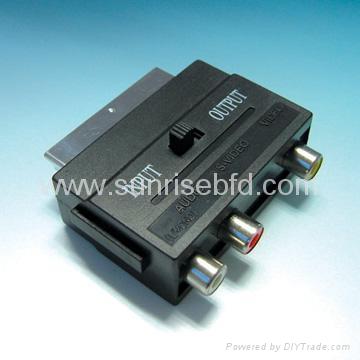 scart to 3RCA adaptor