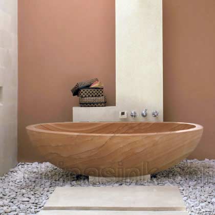 Sandstone Bathroom Bathtub