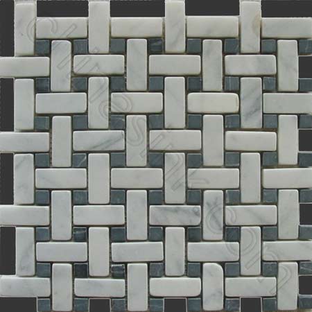 Bianco Carrara Mosaic, marble mosaic