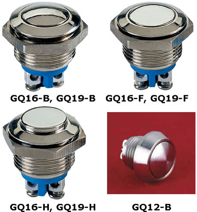 Stainless Steel Push Button Switches