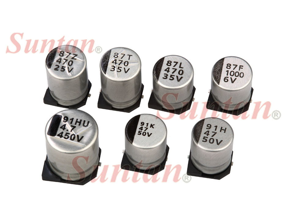 Suntan SMD Aluminum  Electrolytic  Capacitors