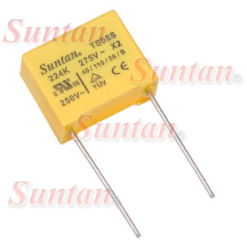 Suntan cream  plastic film capacitor,x2 capacitor,safety capacitor