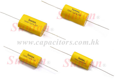 Suntan Metallized Polyester Film Capacitor 