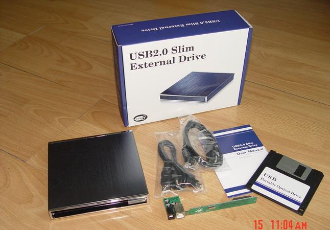 USB 2.0 Alnico Optical Drive Kit