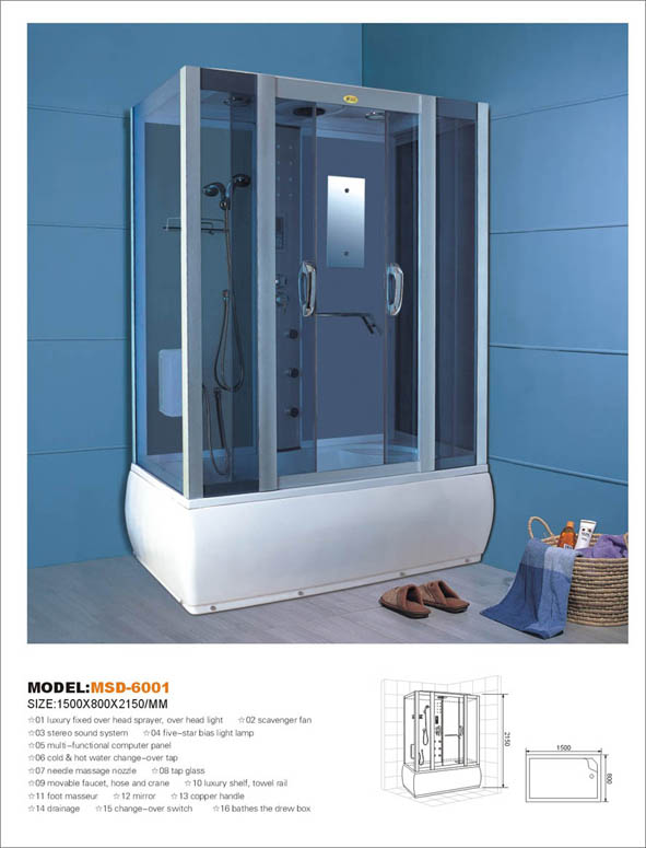 steam shower room