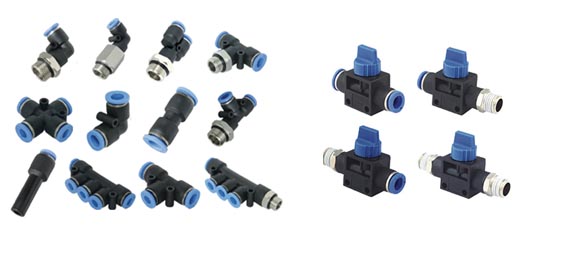 Pneumatic fitting, one-touch fitting, two-touch fi