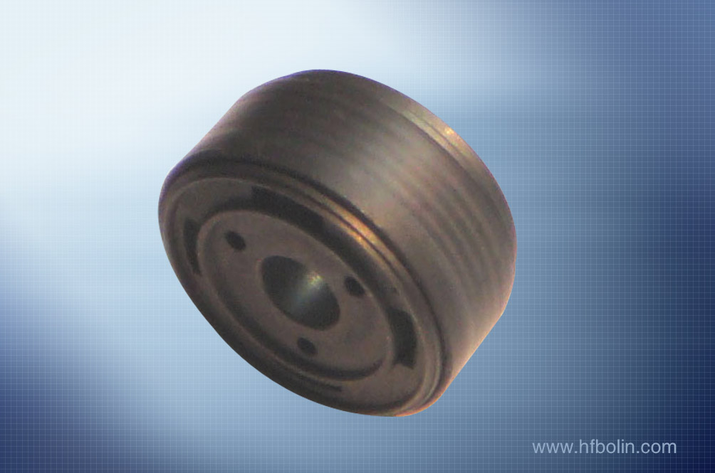 Sinter piston with PTFE banding for shock absorber