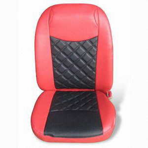 Black And Red Leather Car Cover