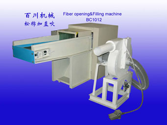 Fiber carding &pillow filling machine