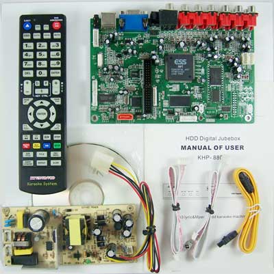 KARAOKE/VOD/HDD decode board 