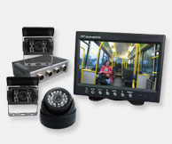 Reverse camera kit with three camera for heavy duty and buses JY-398C3