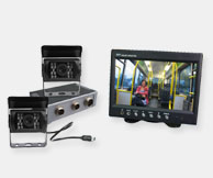 Reversing camera system with dual camera for heavy duty JY-398C2