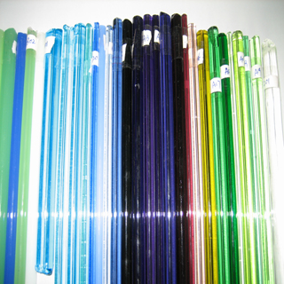 Transparent Colour Glass Rods