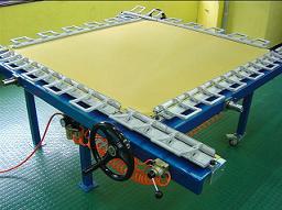 pneumatic screen stretching machine