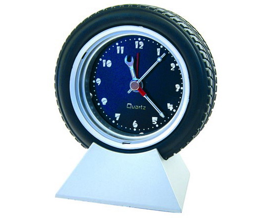 Table Tyre Clock    