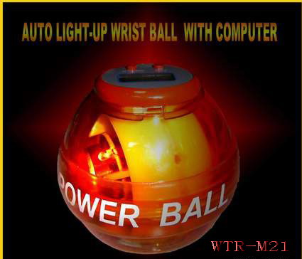 Auto Light-up Wrist Ball with Computer