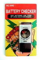 Mini dry battery checker BC-840  with key chain