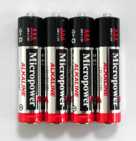 Alkaline battery   AAA  sizes