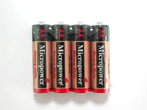 zinc chloride  battery  AA sizes