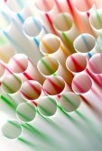 Plastic drinking straws