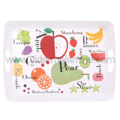 Melamine Fruit Tray, 14 Inch