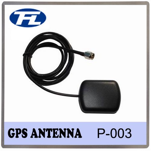 GPS antenna, magnetic base, SMA RF cable