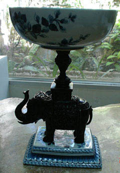 Ceramics sculpture elephant