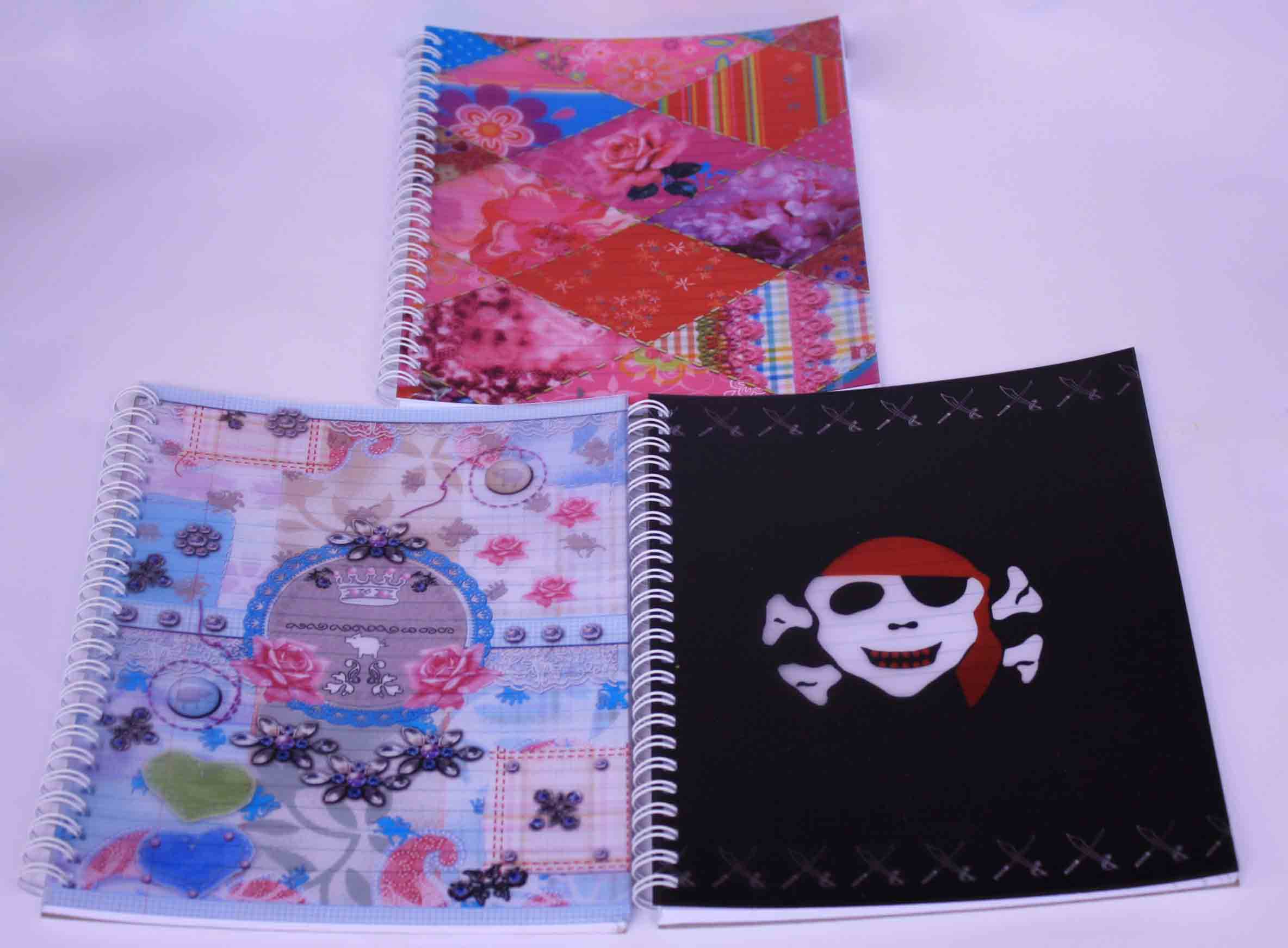 spiral pp cover notebook