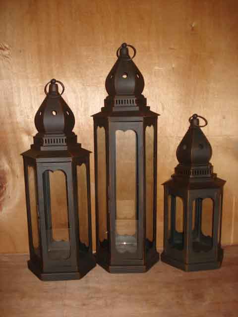 Wrought Iron Lantern, Candle Lantern, LED Lantern