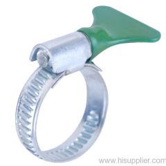 Hose Clamp With Thumb Screw