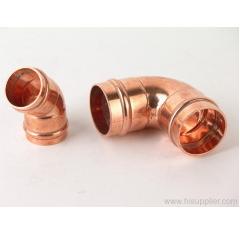 90 Degree Copper Elbow