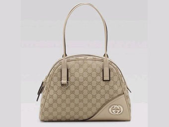 2009 new Gucci 211980 new britt medium top handle 