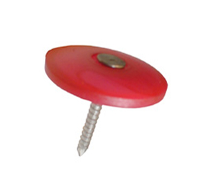 Plastic cap nail