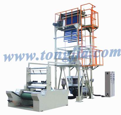 THREE-LAYER CO-EXTRUSION FILM BLOWING MACHINE FOR 