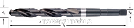 HSS Taper Shank Drill Bit, DIN345 GB1438-85 